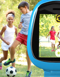 Little Tikes Tobi Robot Smartwatch - Blue with Movable Arms and Legs, Fun Expressions, Sound Effects, Play Games, Track Fitness and Steps, Built-in Cameras for Photo and Video 512 MB | Kids Age 4+
