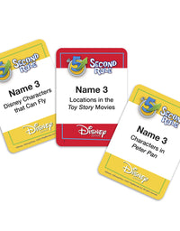 5 Second Rule Disney Edition — Fun Family Game About Your Favorite Disney Characters — Ages 6+
