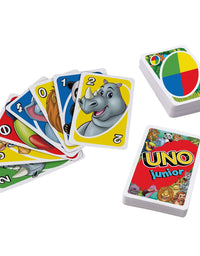 Mattel UNO Junior Card Game with 45 Cards, Gift for Kids 3 Years Old & Up
