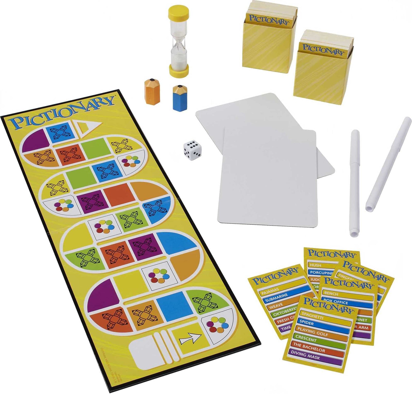 Pictionary Quick Drawing Board & Guessing Game for Family, Kids, Teens & Adults, with Dry Erase Boards, Special Markers & Clue Cards with a Unique Catch-All Category [Amazon Exclusive]