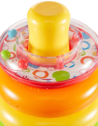Fisher-Price Rock-a-Stack, Bat-at Ring-Stacking Toy for Infants Ages 6 Months and Older

