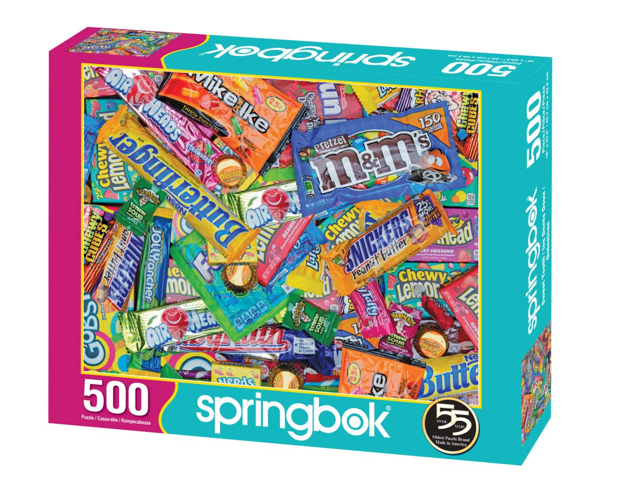 Springbok's 500 Piece Jigsaw Puzzle Sweet Tooth, Multi
