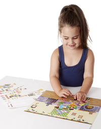 Melissa & Doug Reusable Sticker Pads Set: Fairies, Princess Castle, Play House, Dress-Up - 680+ Stickers
