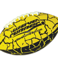 Wave Runner Grip It Waterproof Football- Size 9.25 Inches with Sure-Grip Technology | Let's Play Football in The Water! (Random Color)
