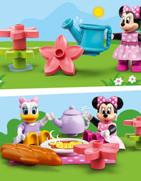 LEGO DUPLO Disney Minnie’s House and Café 10942 Dollhouse Building Toy for Kids with Minnie Mouse and Daisy Duck; New 2021 (91 Pieces)
