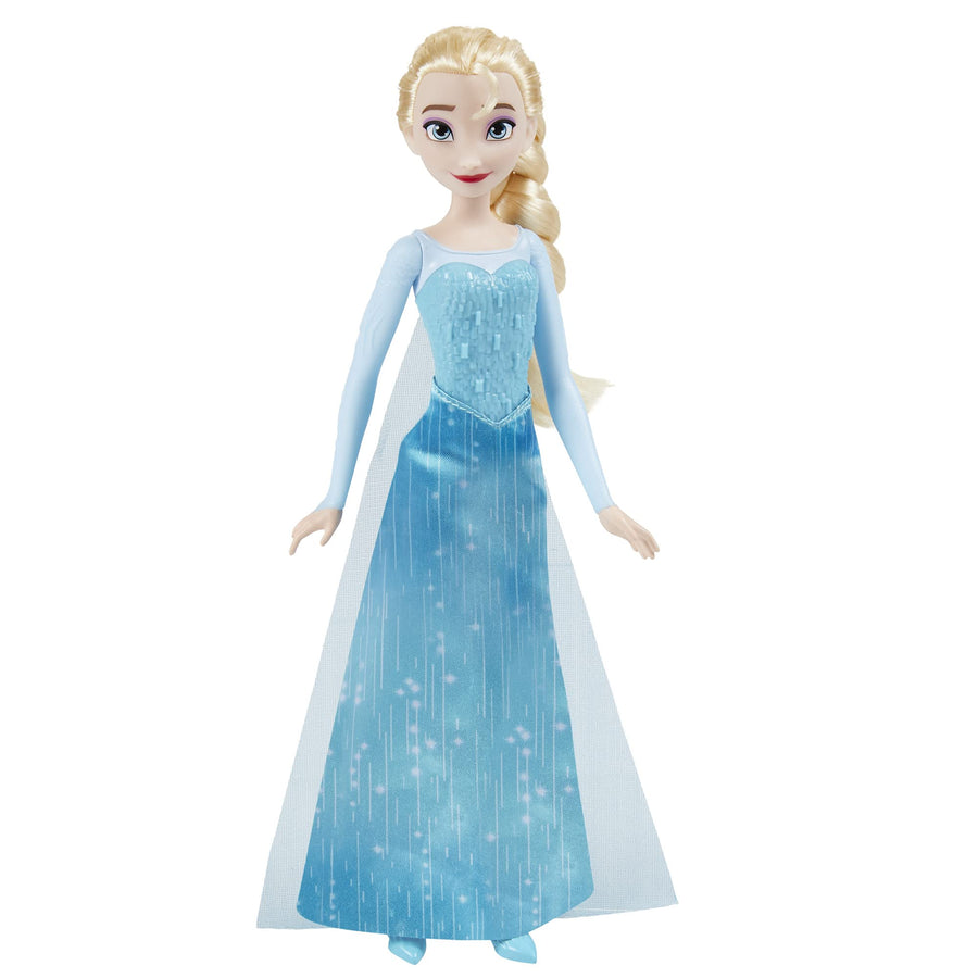 Disney Frozen Shimmer Elsa Fashion Doll, Skirt, Shoes, and Long Blonde Hair, Toy for Kids 3 Years Old and Up