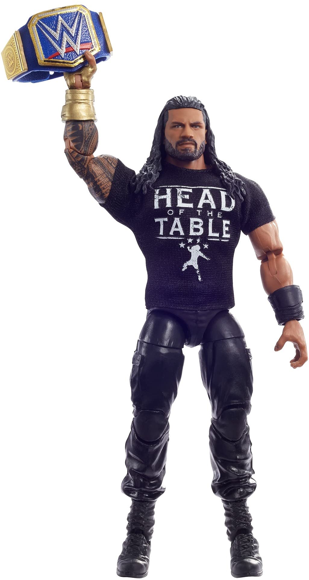 WWE Roman Reigns Elite Collection Series 88 Action Figure 6 in Posable Collectible Gift Fans Ages 8 Years Old and Up