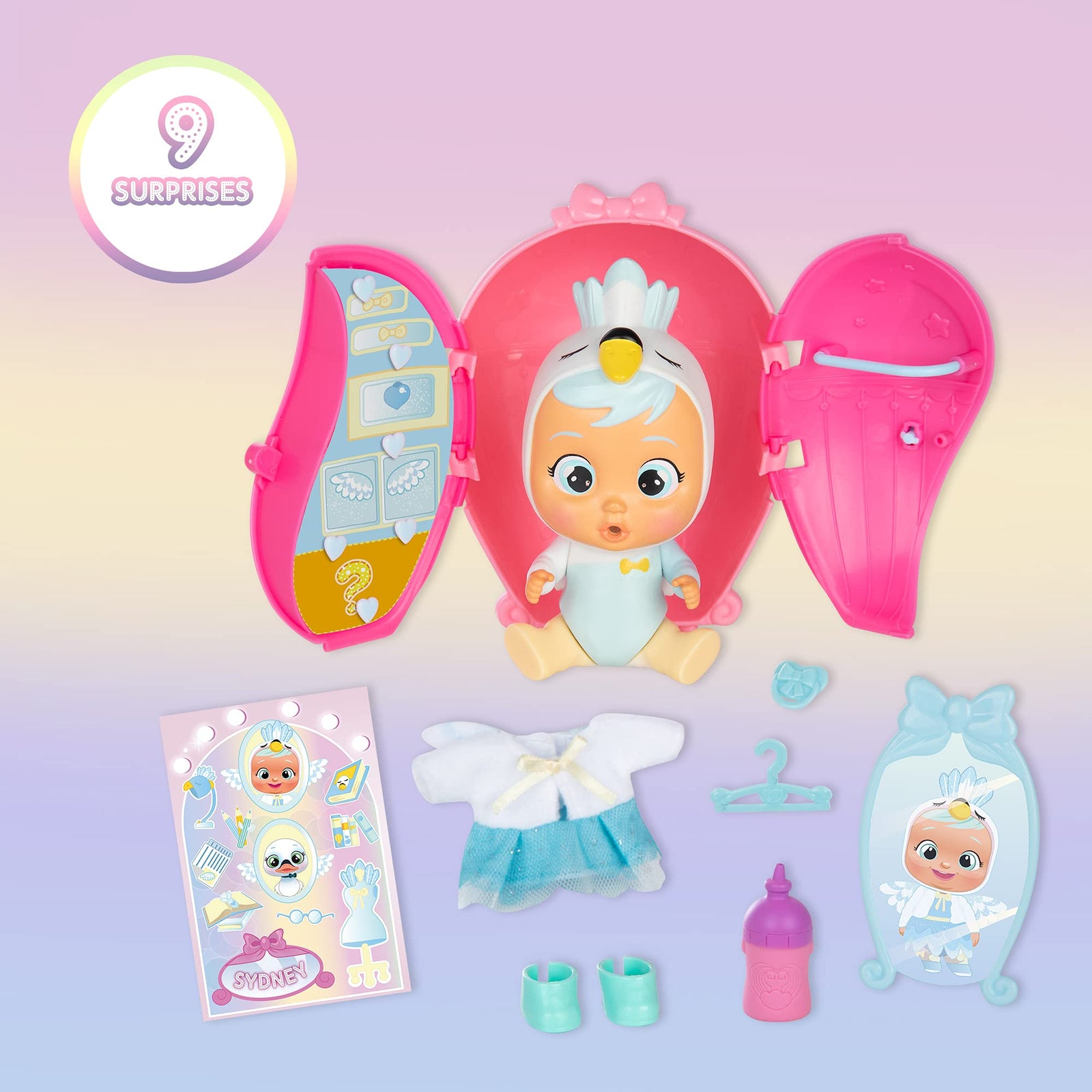 Cry Babies Magic Tears - Dress Me Up Series | 9 Surprises, Accessories, Surprise Doll