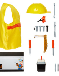 BLACK+DECKER Kids Tool Set Pretend Play Trunk with Tool Box, Construction Vest & Hard Hat – 22 Piece Set [Amazon Exclusive]
