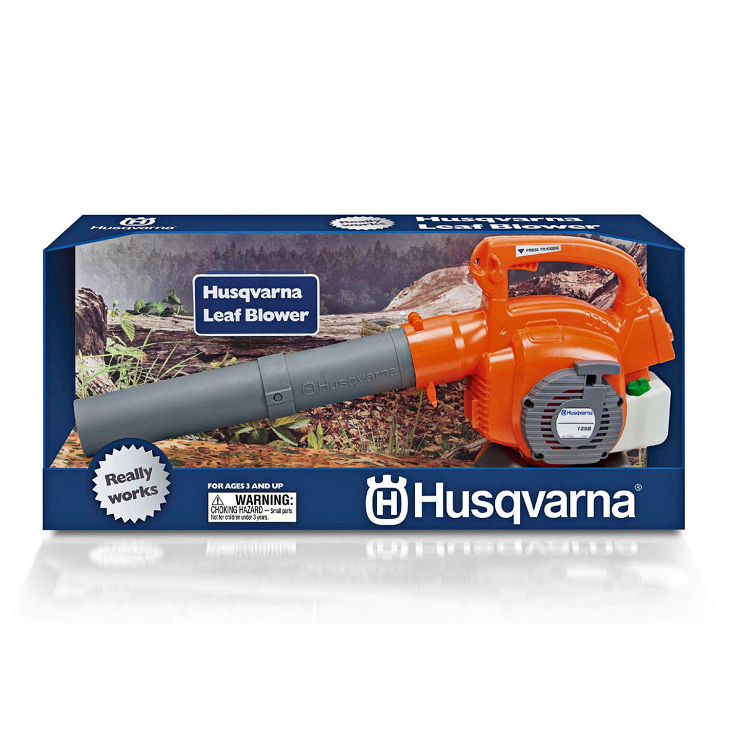Husqvarna 589746401 Leaf Toy Plastic Blower, Grey/Orange