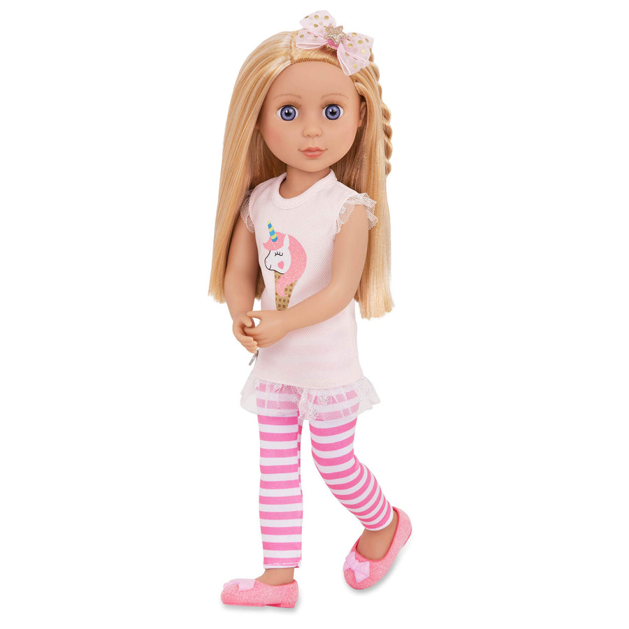 Glitter Girls Doll by Battat - Lacy 14" Poseable Fashion Doll - Dolls for Girls Age 3 and Up