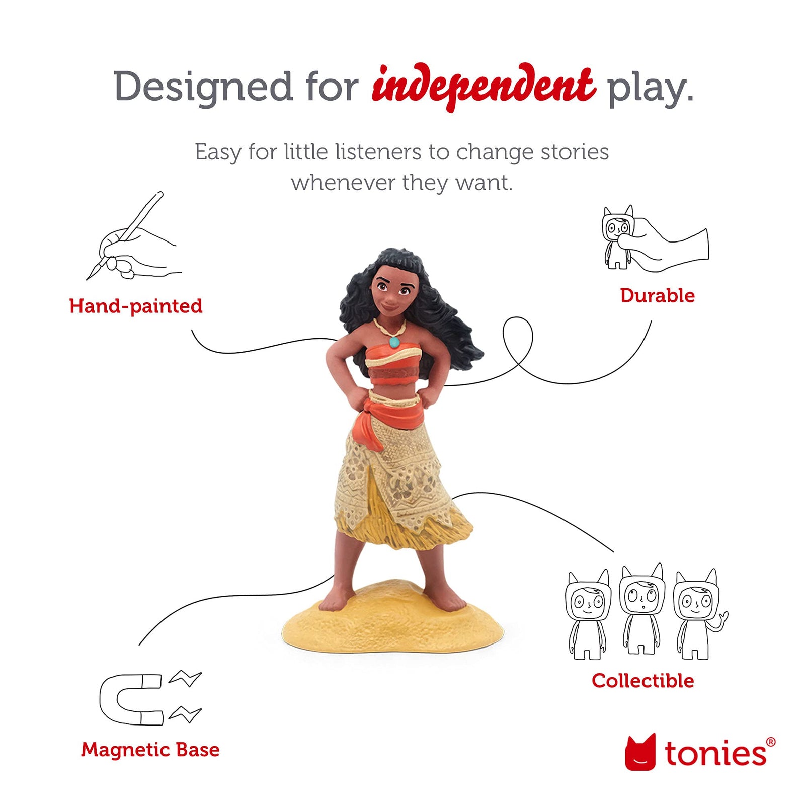 Tonies Moana Audio Play Character from Disney