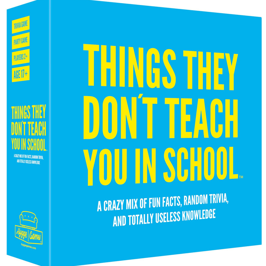 Hygge Games Things They Don't Teach You in School Party Trivia Game Blue, 1 EA