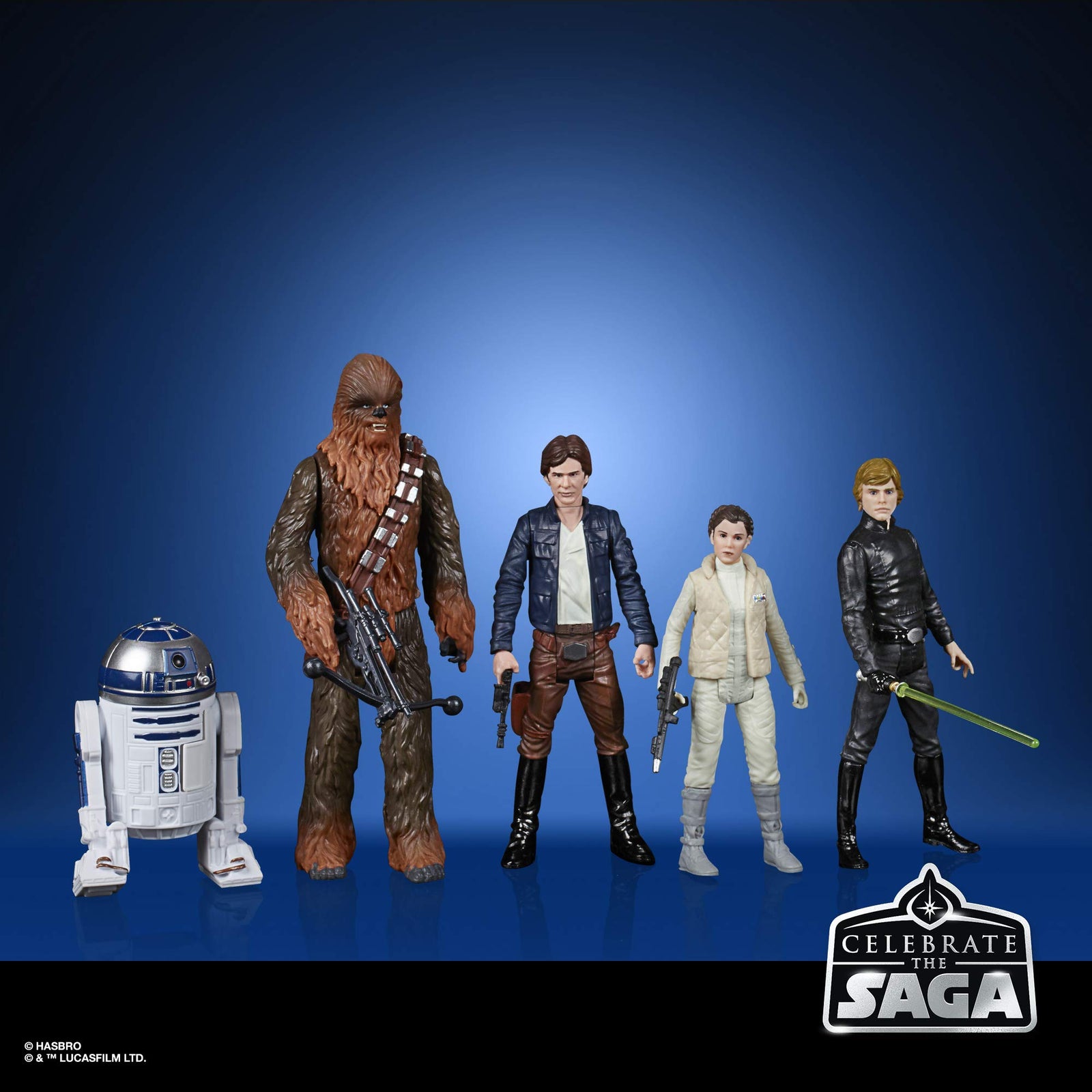 Star Wars Celebrate The Saga Toys Rebel Alliance Figure Set, 3.75-Inch-Scale Collectible Action Figure 5-Pack (Amazon Exclusive)