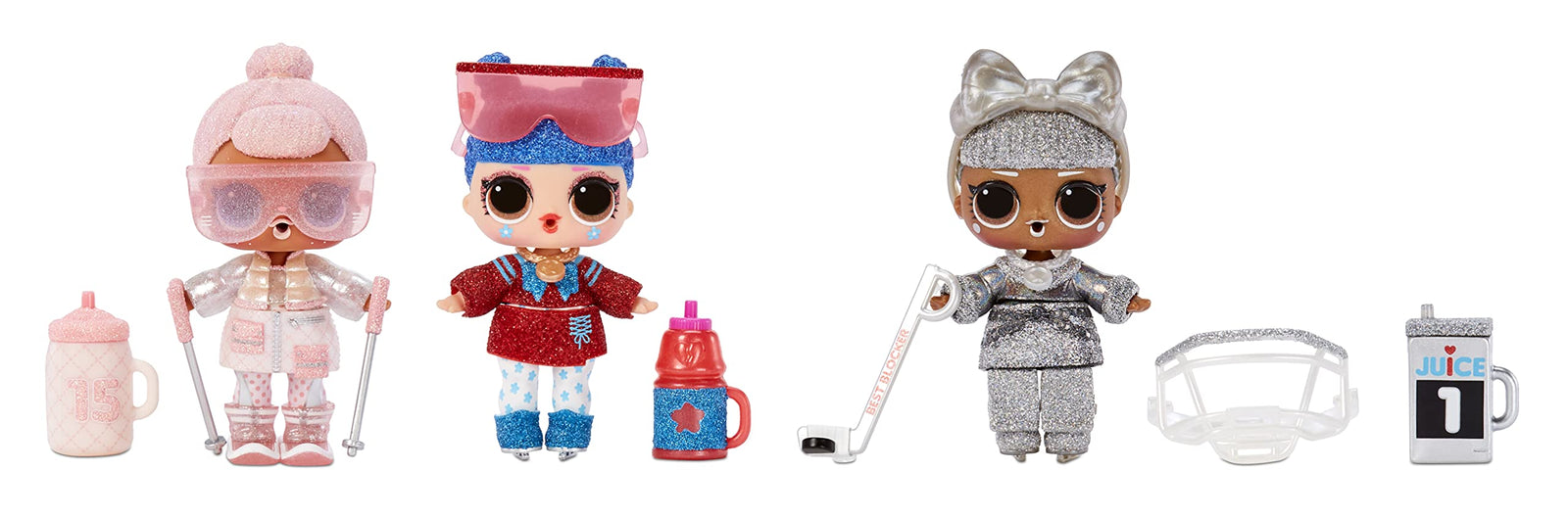 LOL Surprise All-Star Sports Series 5 Winter Games Sparkly Collectible Doll with 8 Surprises, Mix & Match Accessories, Gift for Kids, Toys for Girls and Boys Ages 4 5 6 7+ Years Old, (Styles May Vary)