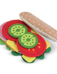 Melissa & Doug Felt Food Sandwich Play Food Set (33 pcs)

