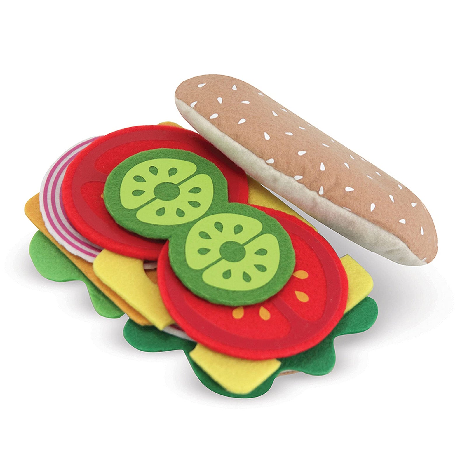Melissa & Doug Felt Food Sandwich Play Food Set (33 pcs)