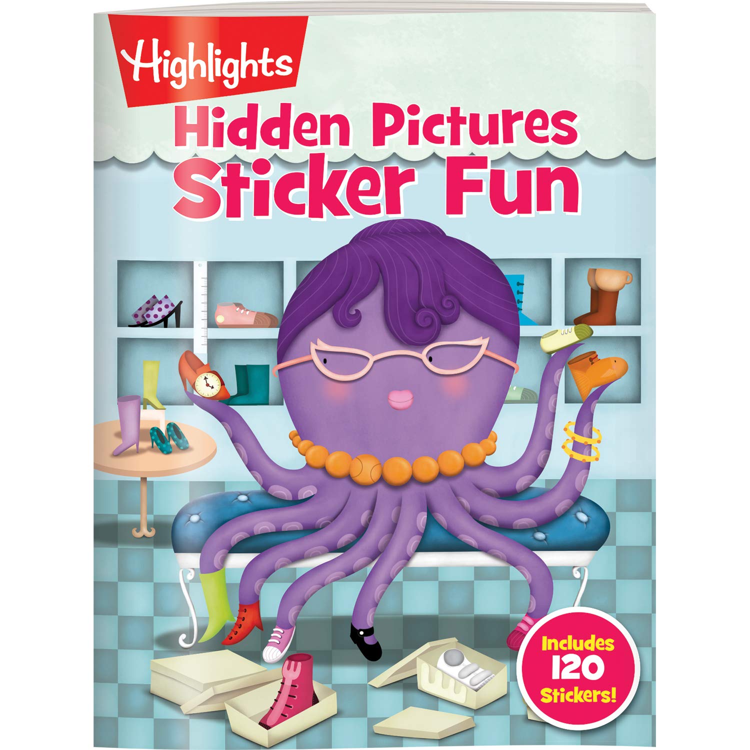 Highlights Hidden Pictures Sticker Fun 4-Book Set