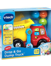 VTech Drop and Go Dump Truck, Yellow
