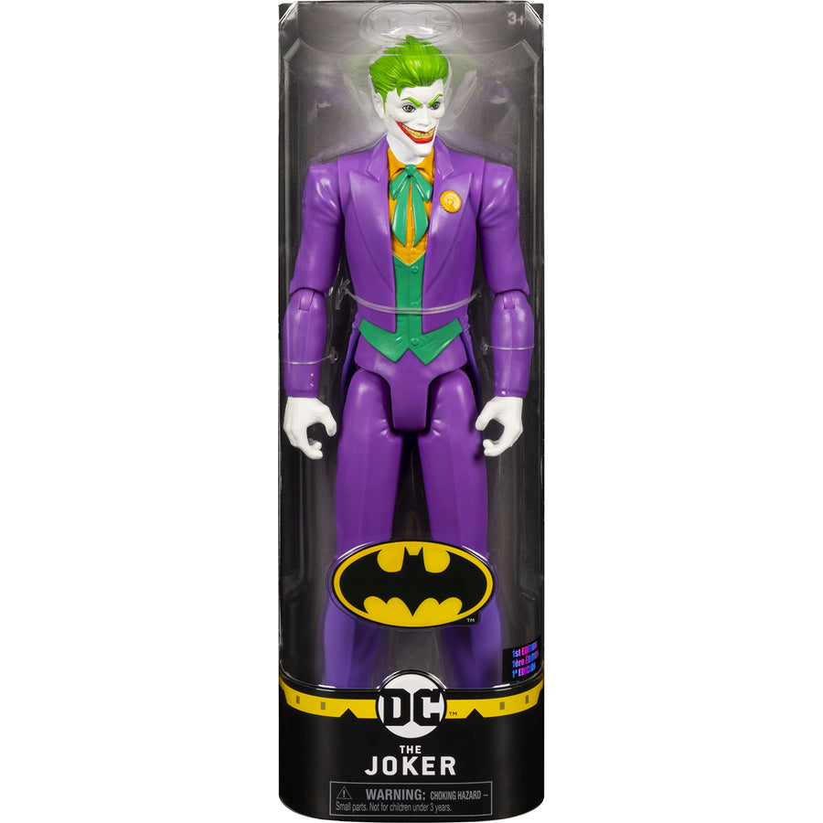 BATMAN, 12-Inch THE JOKER Action Figure Toy, Kids Toys for Boys Aged 3 and up