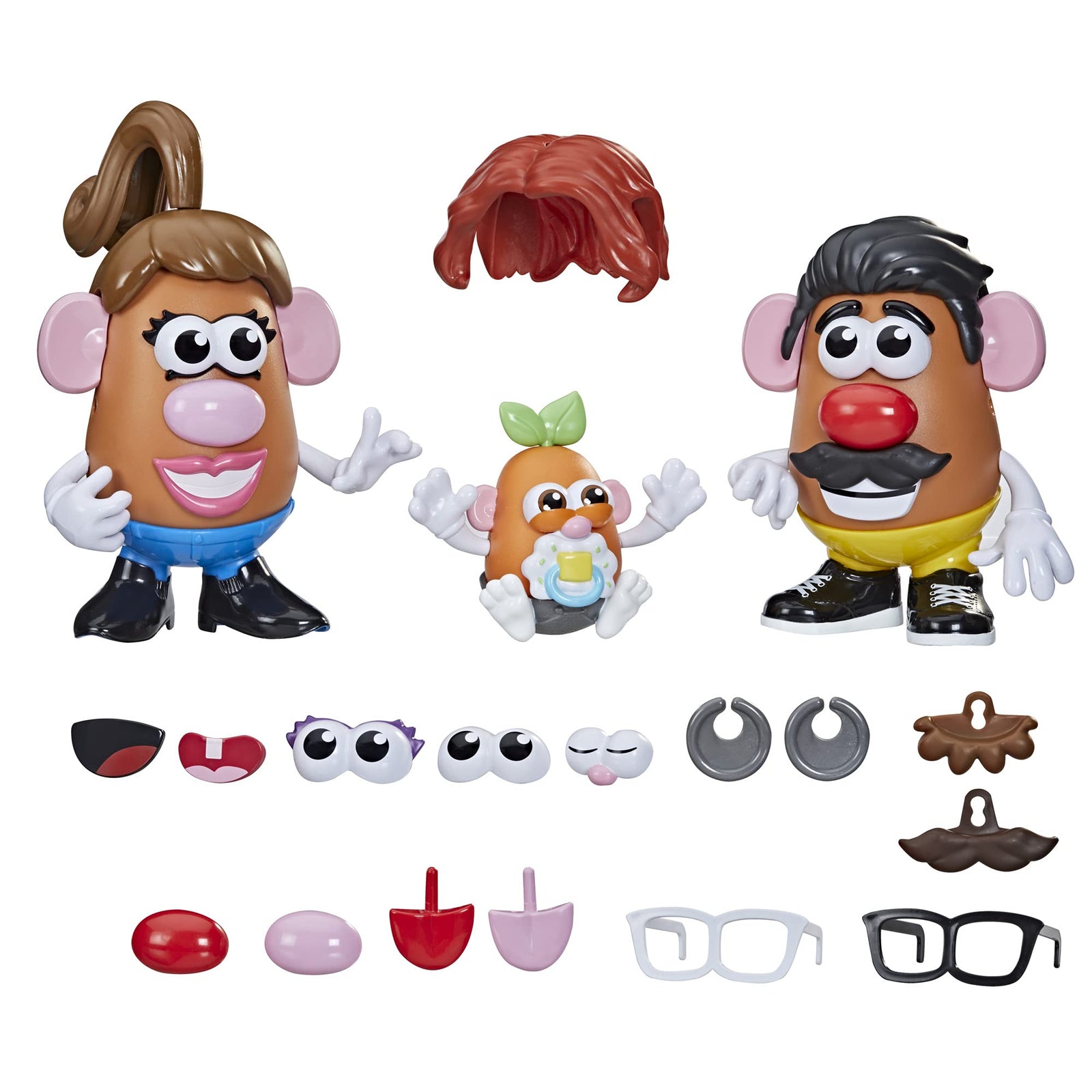 Mr Potato Head Create Your Potato Head Family Toy for Kids Ages 2 and Up, Includes 45 Pieces to Create and Customize Potato Families