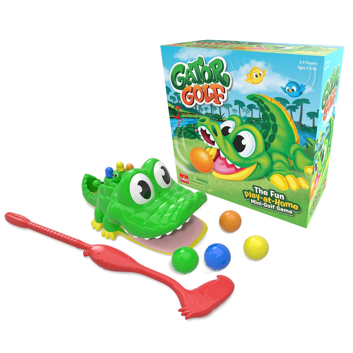 Gator Golf - Putt The Ball into The Gator's Mouth to Score Game by Goliath