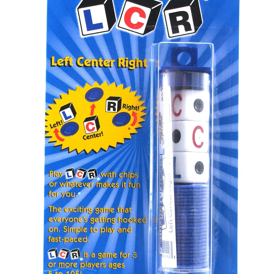 George and Company LCR Single Blister Game Random Chip Colors will be shipped