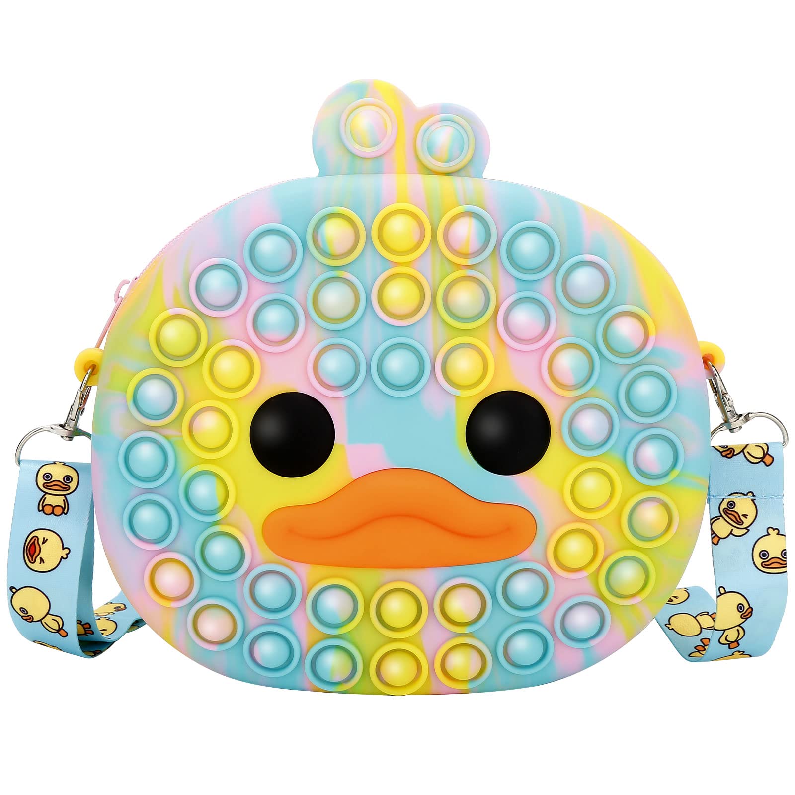 ProCover Pop Bag Purse Fidget It Toys for Girls, Push Bubble Pops Shoulder Bag Fidget School Supplies, Popping Popper Sensory Toys for Woman, Figetsss Figit Puppets Game for Autism to Relieve Stress