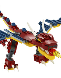 LEGO Creator 3in1 Fire Dragon 31102 Building Kit, Cool Buildable Toy for Kids (234 Pieces)
