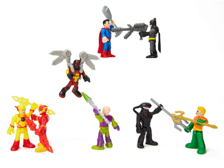 Fisher Price Imaginext DC Superfriends Superhero Showdown 8 Figure Bundle [Amazon Exclusive]