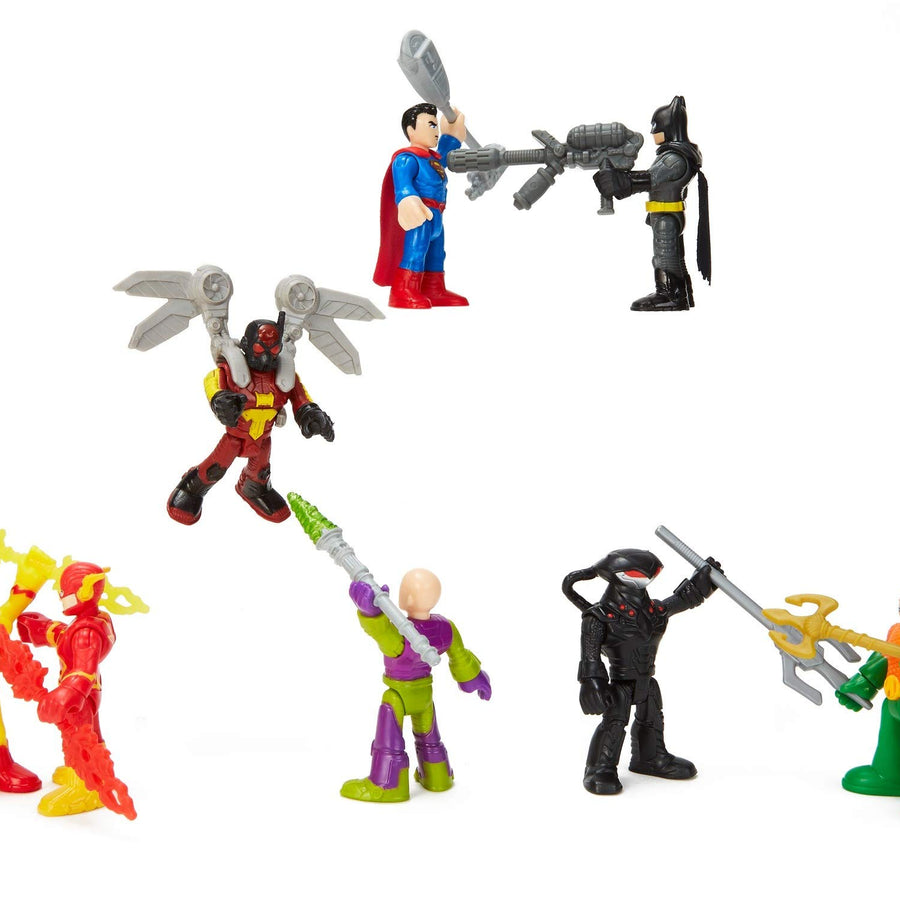 Fisher Price Imaginext DC Superfriends Superhero Showdown 8 Figure Bundle [Amazon Exclusive]