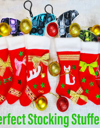 KINIA 8 Pack Fidget Toys Mini Pop It Sensory Controller Toy Fidgets Keychain - Patent Pending - Controller Shaped Keychain Pop It Toy for Kids Children Adults (8 Pack, Controller Multicolor)
