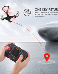 Holy Stone HS190 Foldable Mini Nano RC Drone for Kids Gift Portable Pocket Quadcopter with Altitude Hold 3D Flips and Headless Mode Easy to Fly for Beginners
