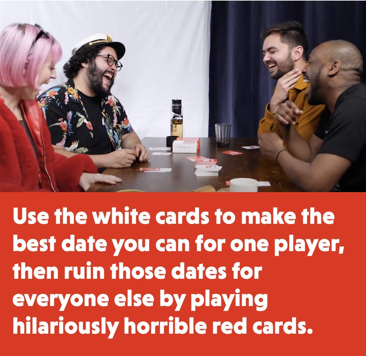Red Flags: The Game of Terrible Dates | Funny Card Game / Party Game for Adults, 3-10 Players | by Jack Dire, Creator of Superfight
