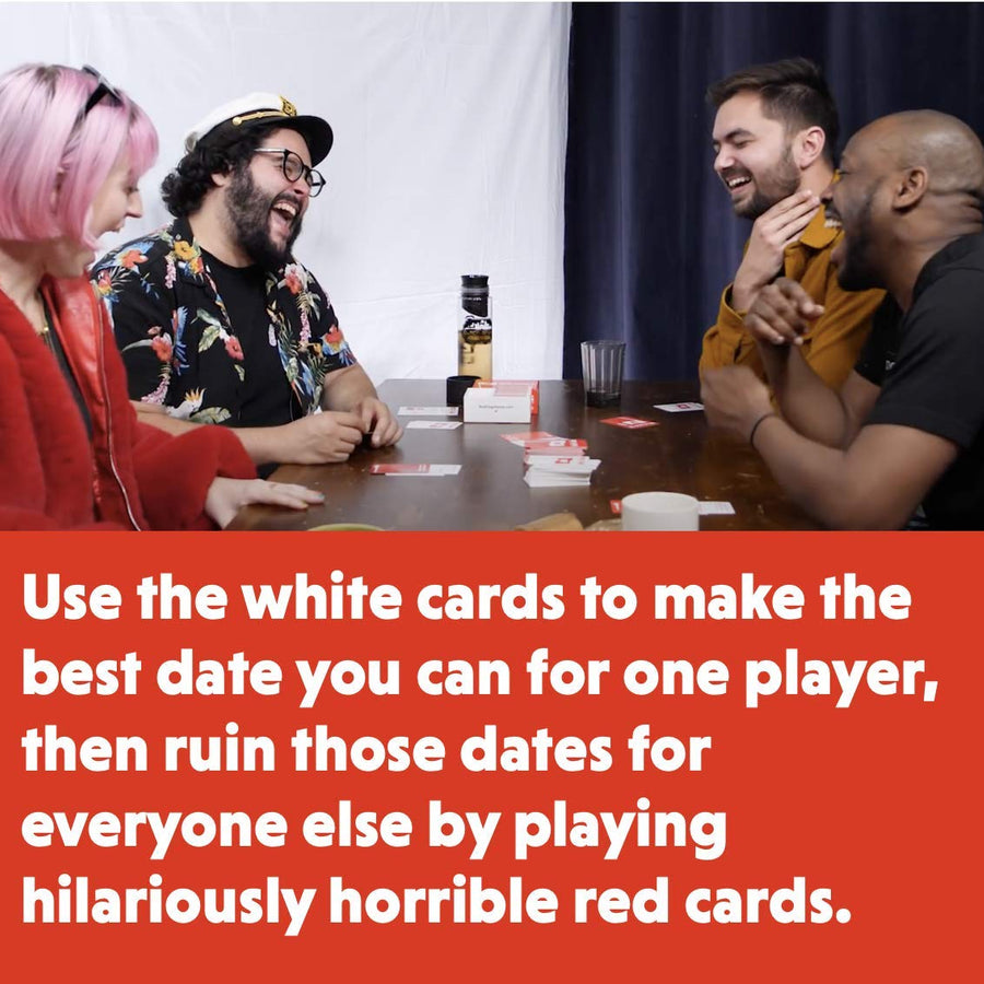 Red Flags: The Game of Terrible Dates | Funny Card Game / Party Game for Adults, 3-10 Players | by Jack Dire, Creator of Superfight