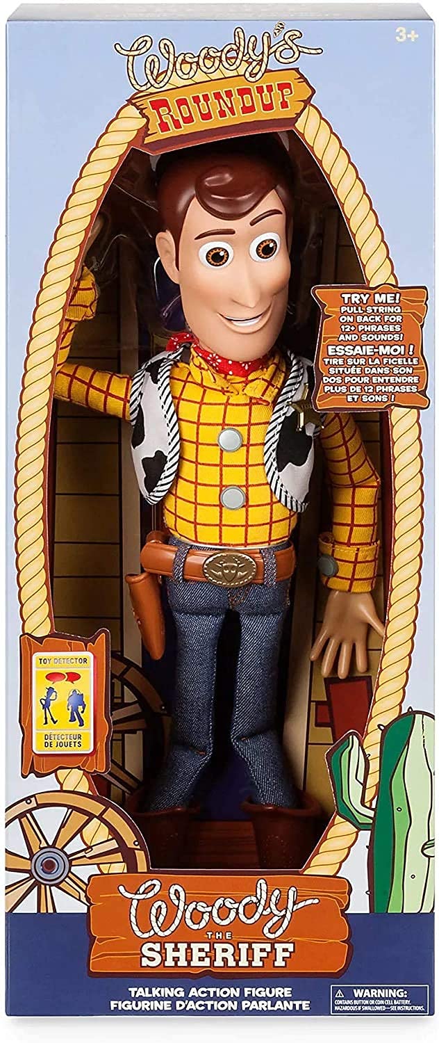 Disney Woody Interactive Talking Action Figure - Toy Story 4 - 15 Inches