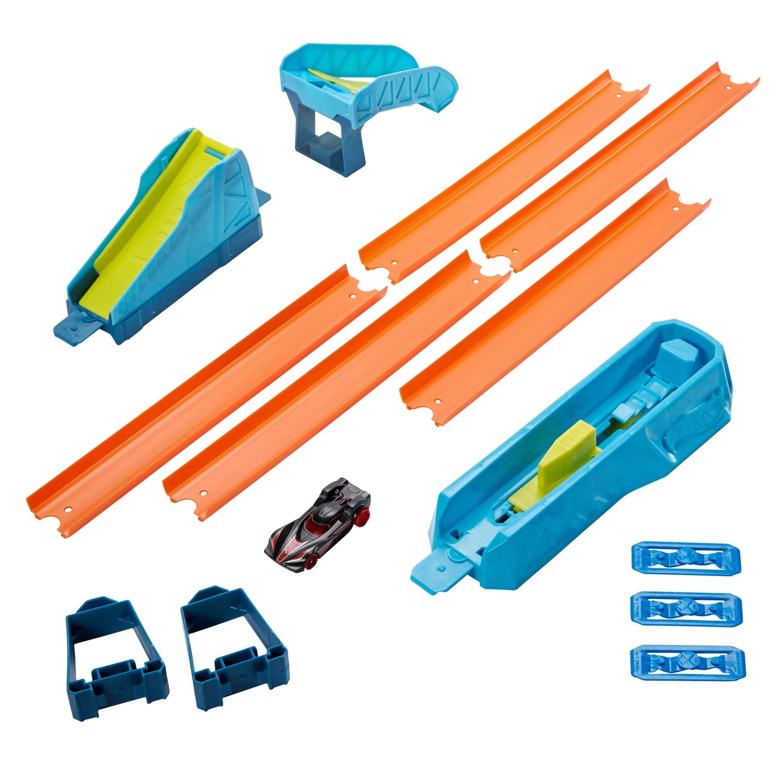 Hot Wheels Track Builder Pack Unlimited Premium Curve Parts Connecting Sets Ages 4 and Older