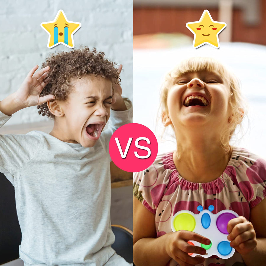 Simple Dimple Fidget Pack, 7pcs Fidget Dimple Toys Set with Fidget Dimples for Kids and Adults Anti Stress and Anxiety Tools Bundle