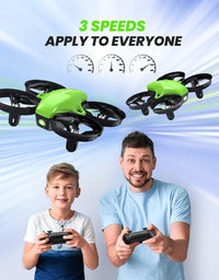 Potensic Upgraded A20 Mini Drone Easy to Fly Drone for Kids and Beginners, Indoor Outdoor RC Helicopter Quadcopter with Auto Hovering, Headless Mode, Remote Control and 3 Batteries for Boys Girls
