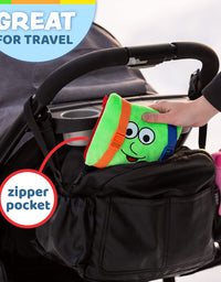 Buckle Toy - Buster Square - Learning Activity Toy - Develop Fine Motor Skills and Problem Solving - Easy Travel Toy
