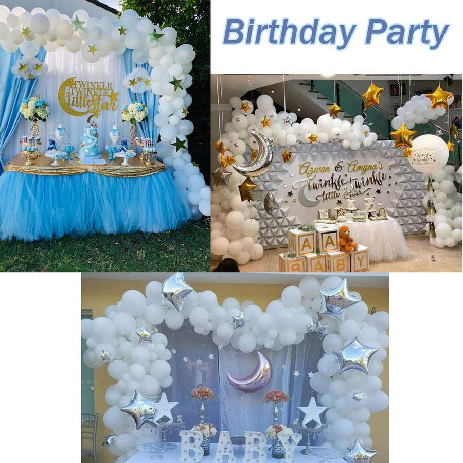 Latex Balloons, 100-Pack, 12-Inch, White Balloons