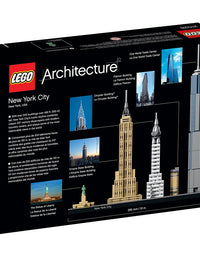 LEGO Architecture New York City 21028, Build It Yourself New York Skyline Model Kit for Adults and Kids (598 Pieces)
