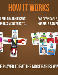 Bears vs Babies by Exploding Kittens - A Monster-Building Card Game - Family-Friendly Party Games - Card Games For Adults, Teens & Kids
