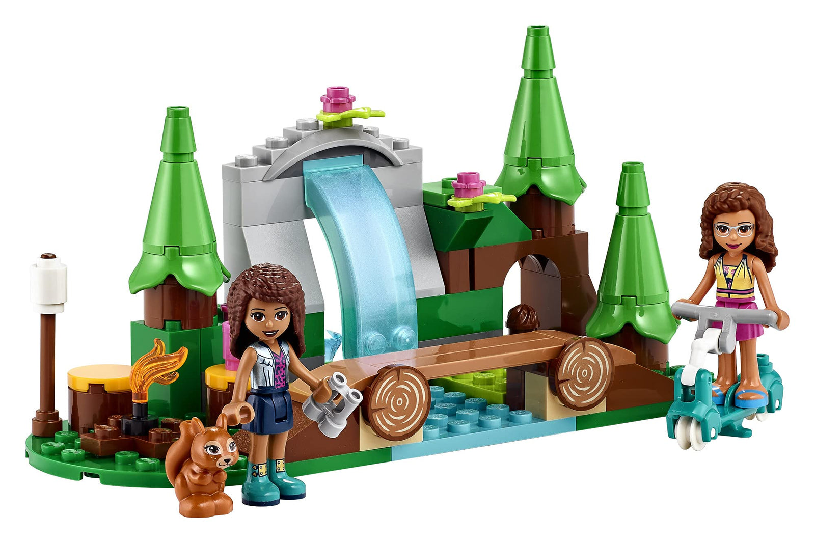 LEGO Friends Forest Waterfall 41677 Building Kit; Includes a Squirrel Toy; Ideal Gift for Kids Who Love Nature Toys; New 2021 (93 Pieces)