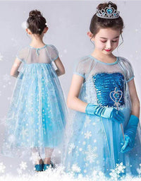 Orgrimmar Princess Dress Up Accessories Gloves Tiara Crown Wand Necklaces Presents for Kids Girls
