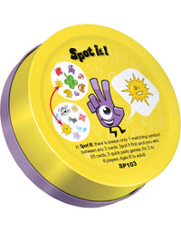 Spot It! Classic Card Game | Game For Kids | Age 6+ | 2 to 8 Players | Average Playtime 15 minutes | Eco-Blister | Made by Zygomatic
