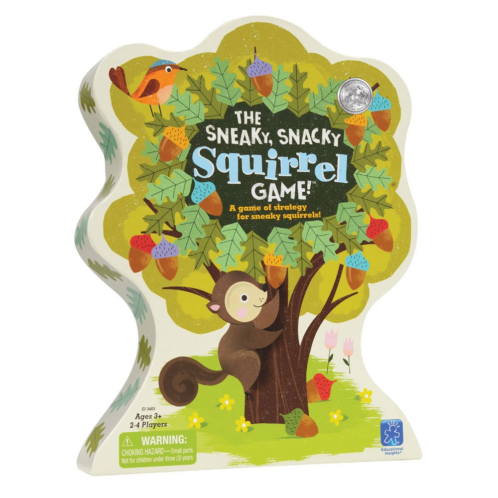 Educational Insights The Sneaky, Snacky Squirrel Game for Preschoolers & Toddlers, for Boys & Girls, Ages 3+