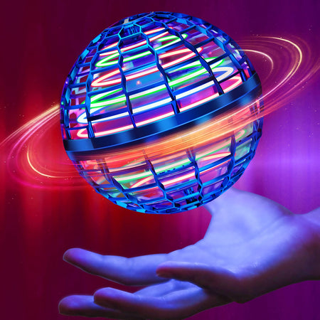 Flying Toys That Brings Magic into Reality Outdoor Cool Things Toys Flying Orb Ball Spinner Flynova Pro Hand Spinner Drones Ball Boomerang Fly Spinners Soring Fly Orb Nova Blue Hover UFO Drone Space