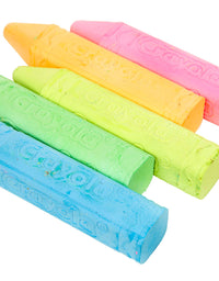 Crayola Outdoor Chalk, Glitter Sidewalk Chalk, Summer Toys, 5 Count
