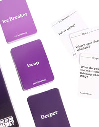 Let's Get Deep - The Relationship Game Full of Questions for Couples - by What Do You Meme?
